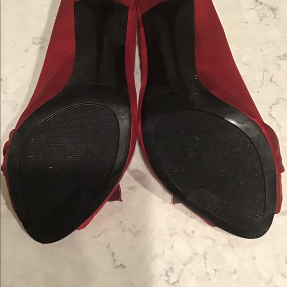 Guess Satin Bow Peep stilettos - Picture 4 of 5